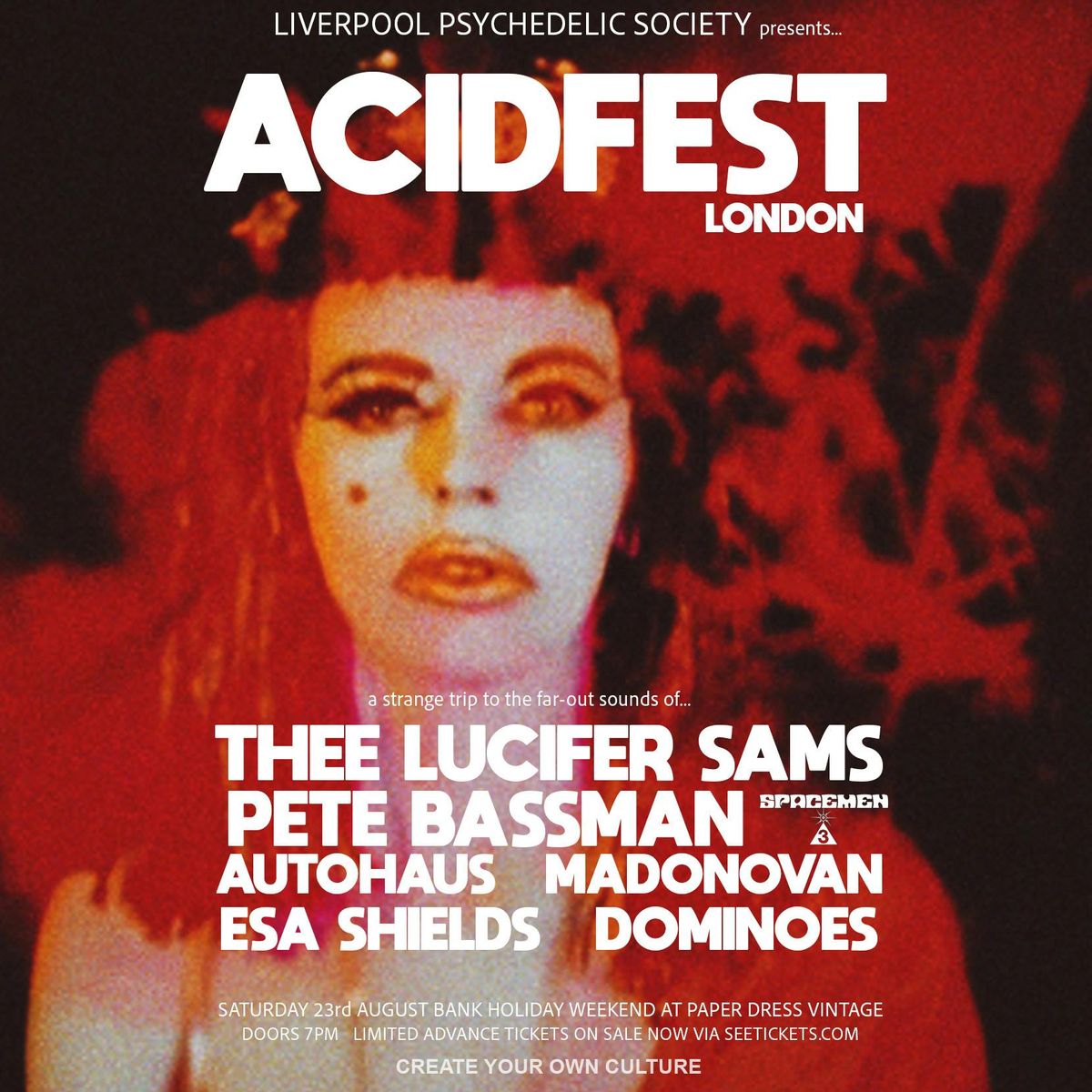 ACIDFEST: London Psych Fest 2025, 23 August | Event in Leytonstone | AllEvents