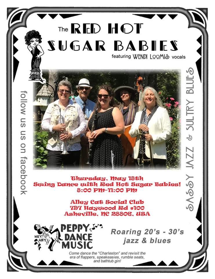 Swing Night at Alley Cat!! Lesson and Dance with the Red Hot Sugar