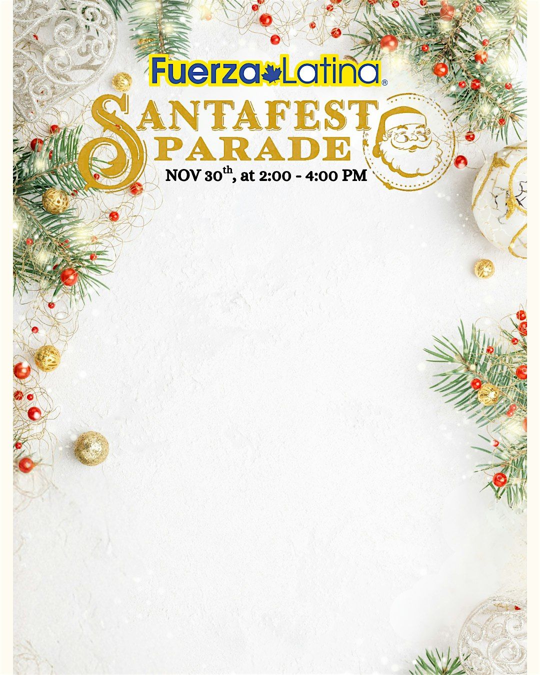 Santafest with Fuerza Latina, 30 November | Event in Vaughan | AllEvents