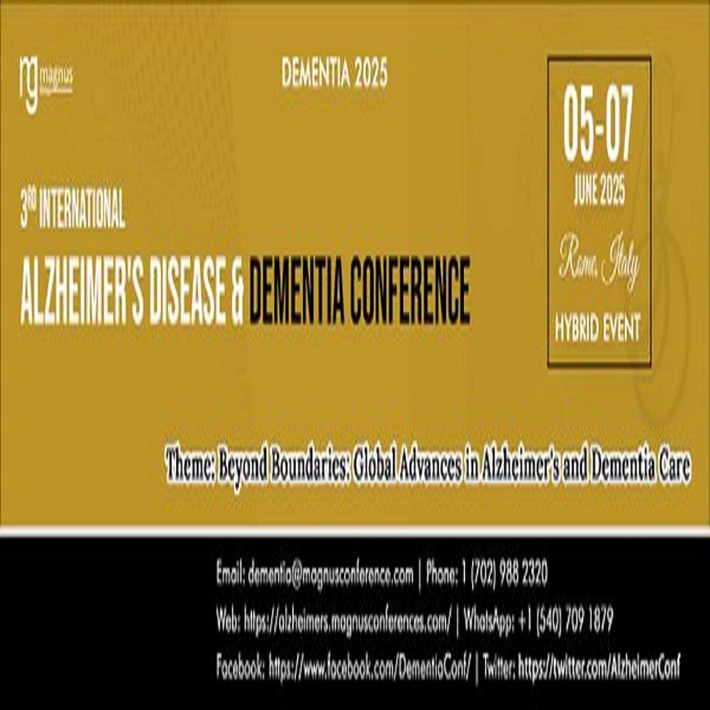 3rd International Alzheimers Disease & Dementia Conference, NH Villa ...