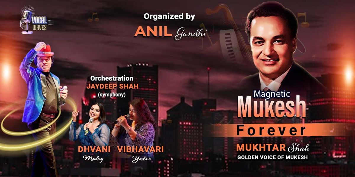 Vocal Waves (Magnetic Mukesh Forever), 13 December | Event in Surat | AllEvents