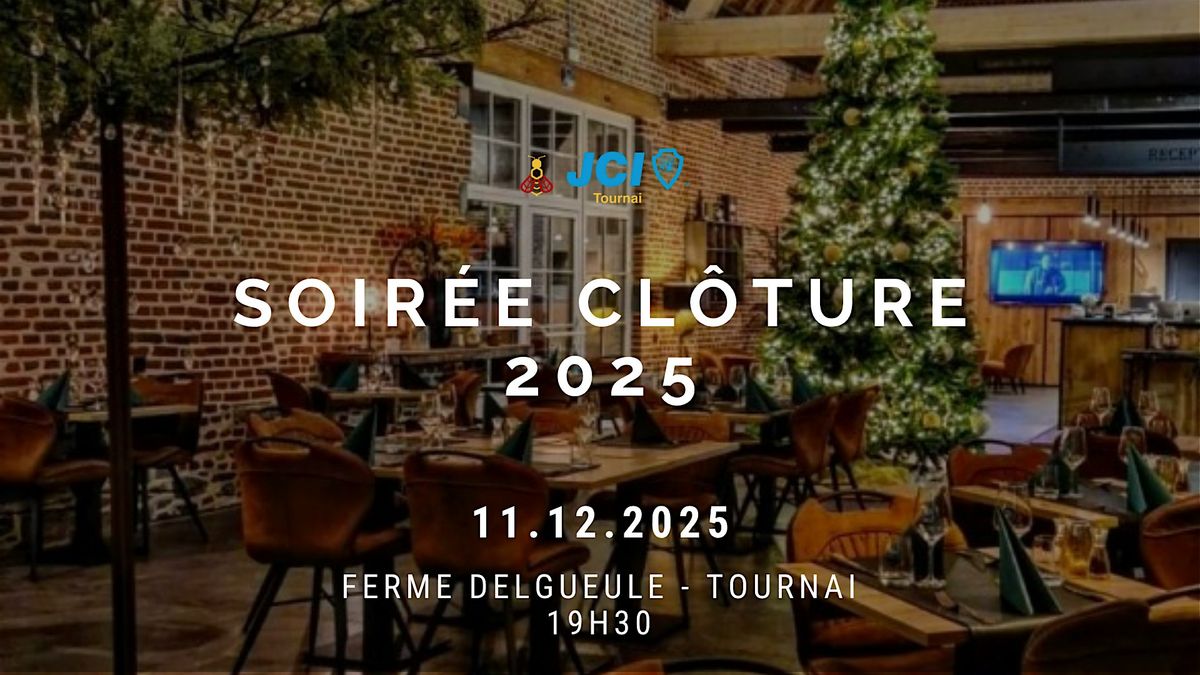 Soirée de clôture 2025 - JCI Tournai, 11 December | Event in Tournai | AllEvents