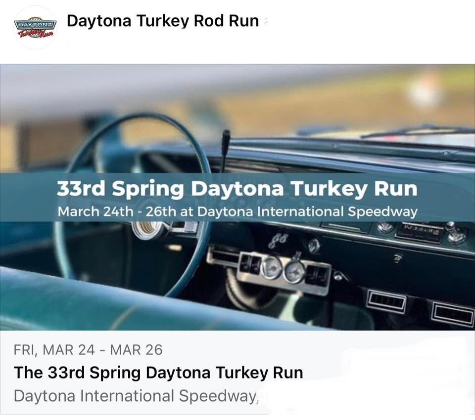 Daytona Turkey Spring Rod Run, Daytona International Speedway, Daytona
