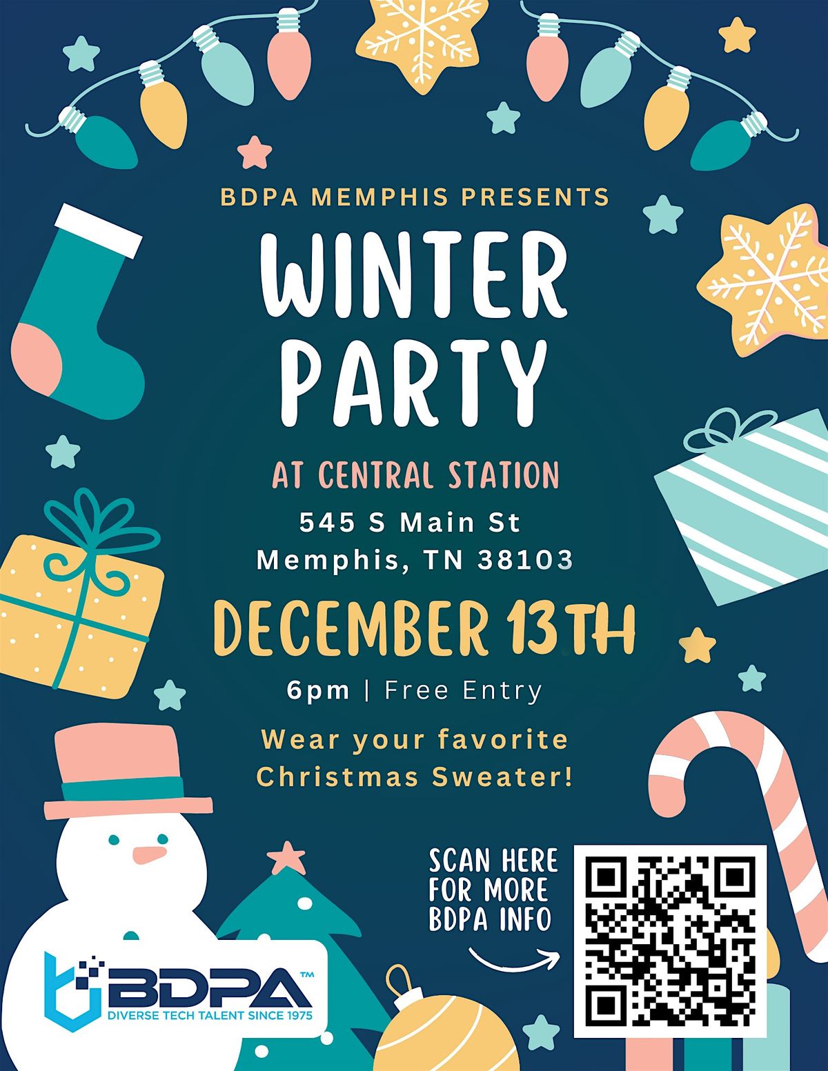 BDPA Memphis Winter Party, 13 December | Event in Memphis | AllEvents