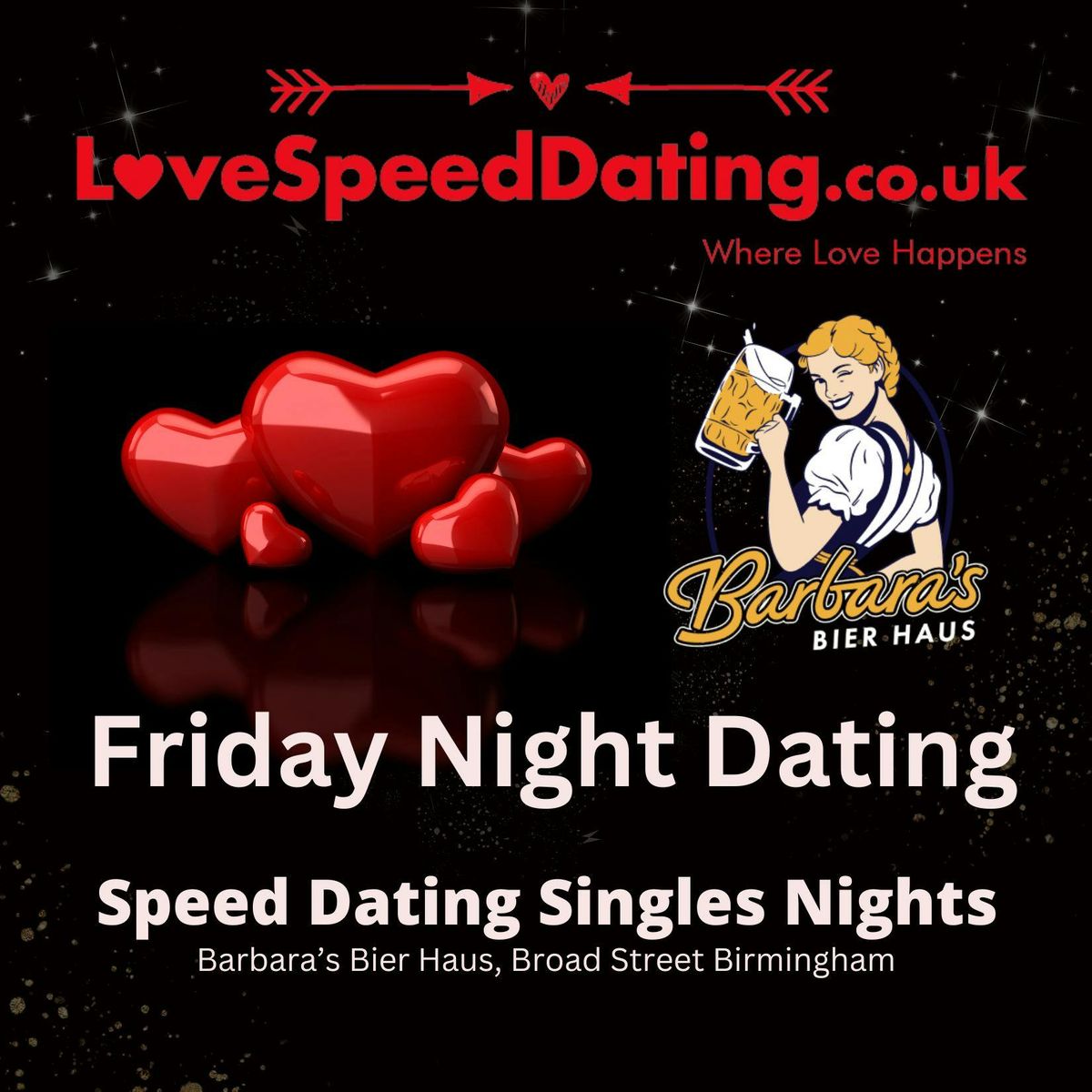 Mix and Mingle Singles Party Night 20's and 30's Barbara's Bier Haus Birmingham, 4 July | Event in Birmingham