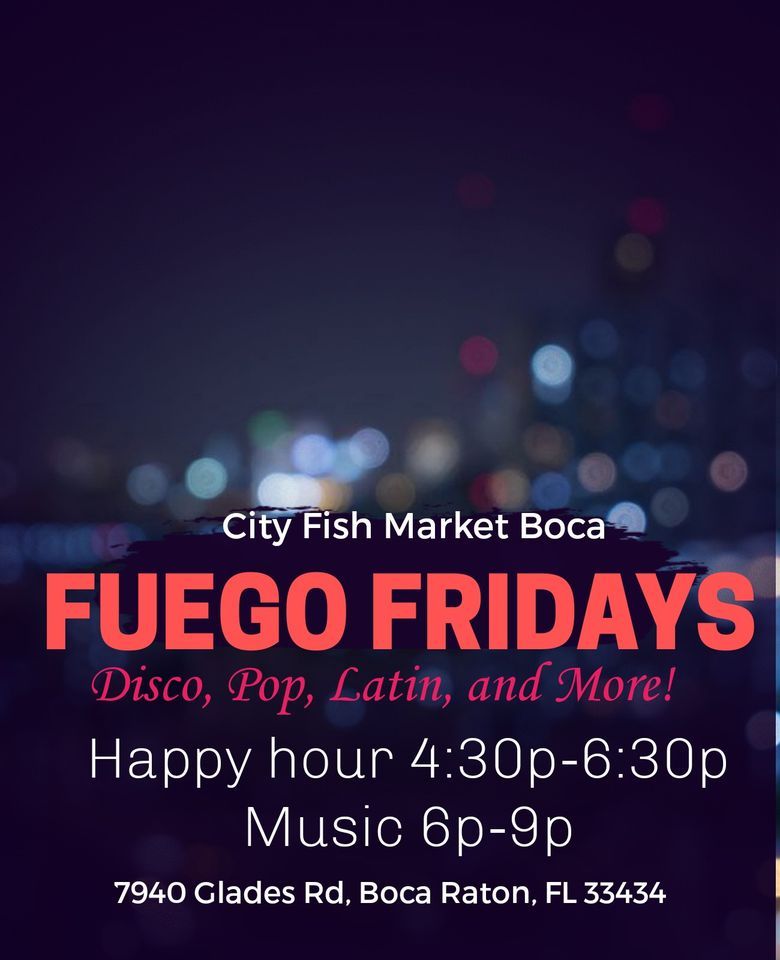 Fuego Fridays City Fish!, City Fish Market, Boca Raton, December 8 2023