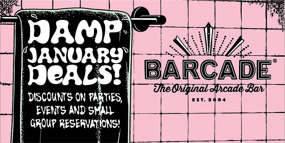 January Deals at Barcade! (DETROIT, MI)