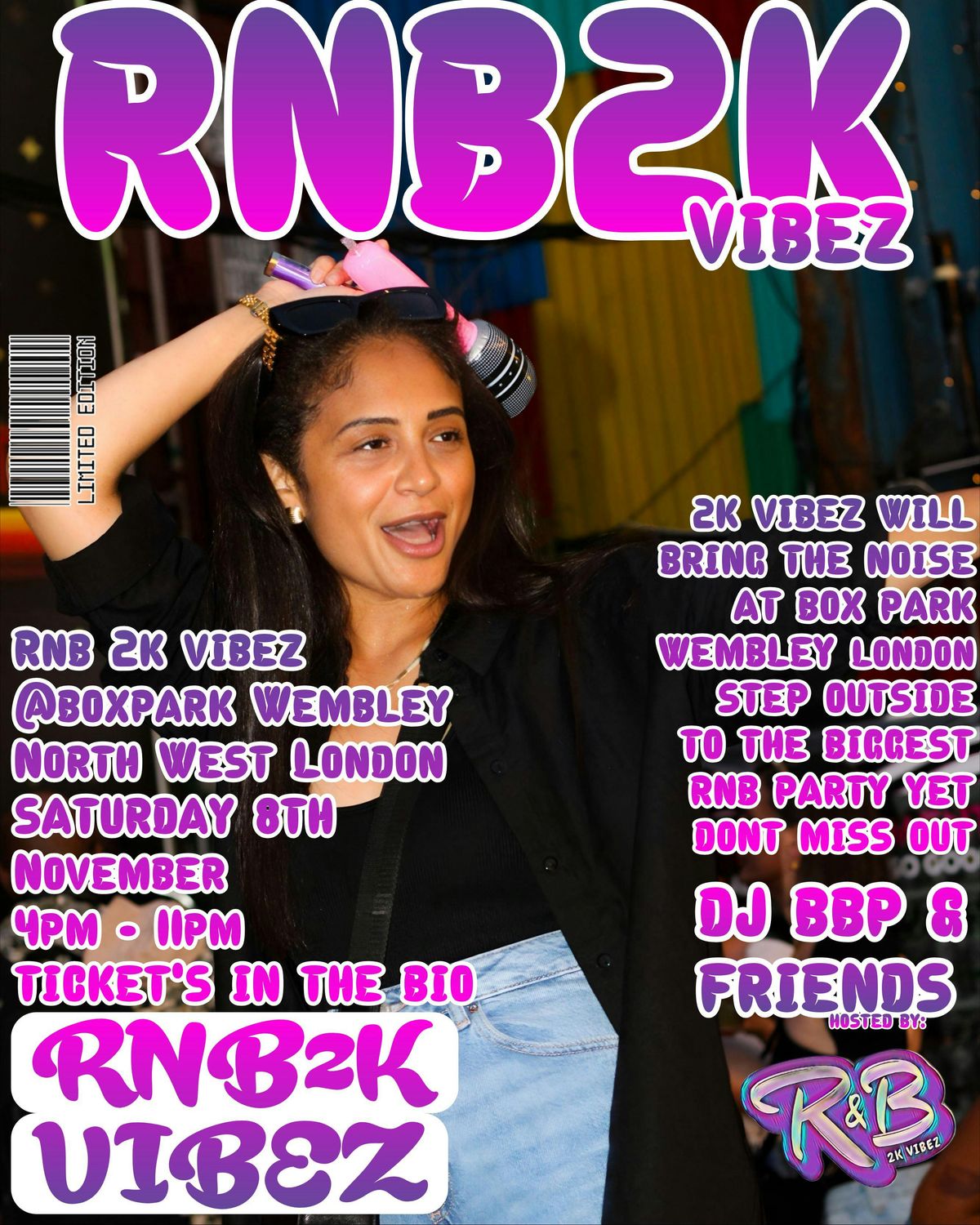 RNB 2K VIBEZ (BOXPARK WEMBLEY) - LONDON, 8 November | Event in Harrow | AllEvents