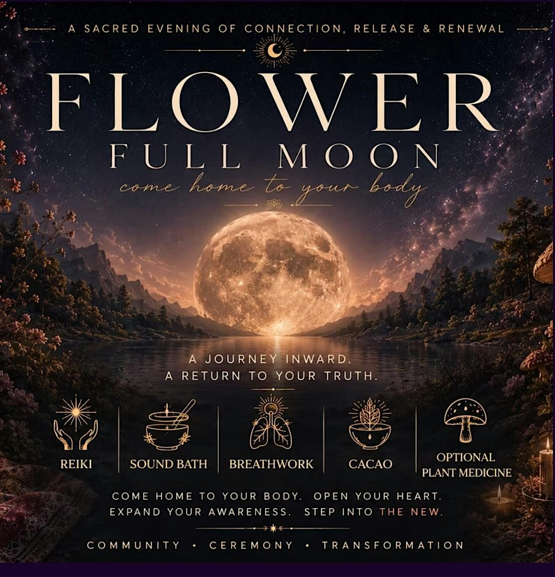 Full Moon Ceremony - Flower Moon, 3017 W Burbank Blvd, 30 May 2026