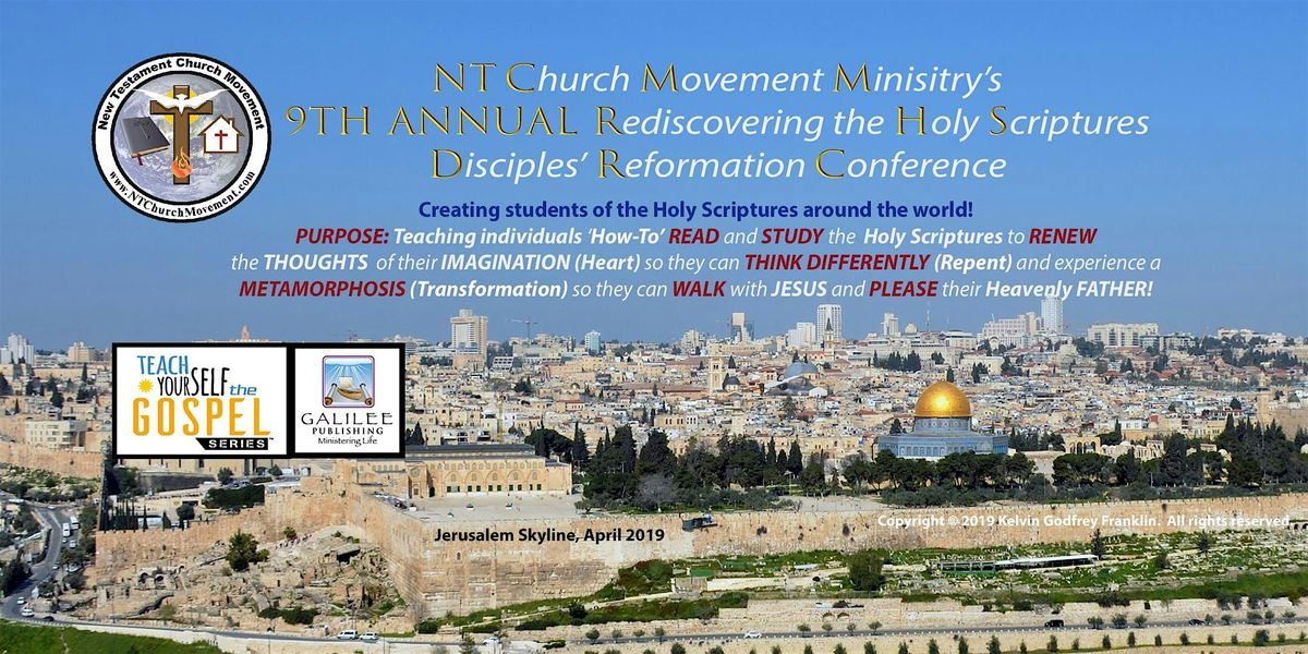 9th Rediscovering the Holy Scriptures Disciple's Reformation Conference, 20 November | Event in Kerrville