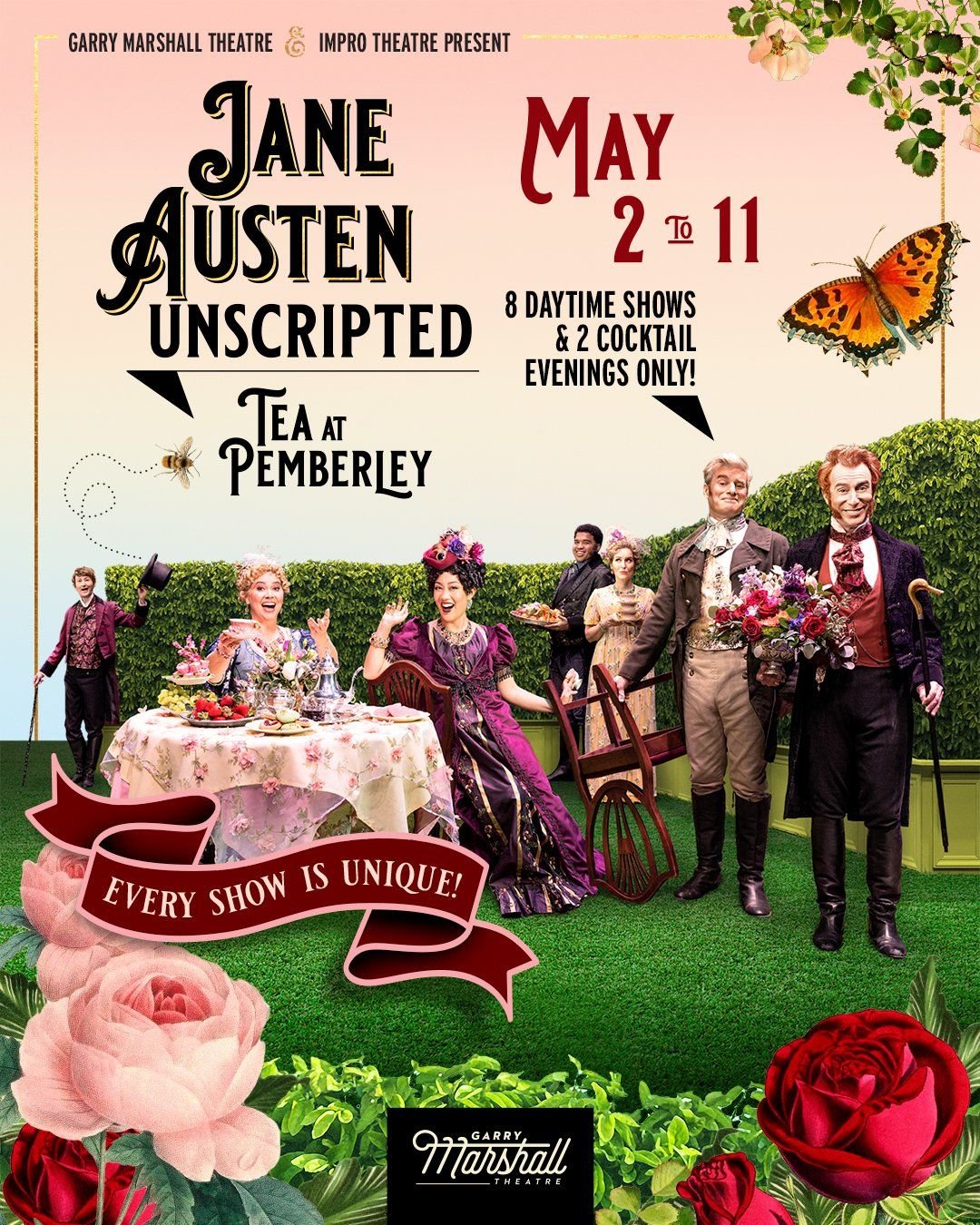 Improvised Jane Austen at Edmonds Center for the Arts, 28 March | Event in Edmonds | AllEvents