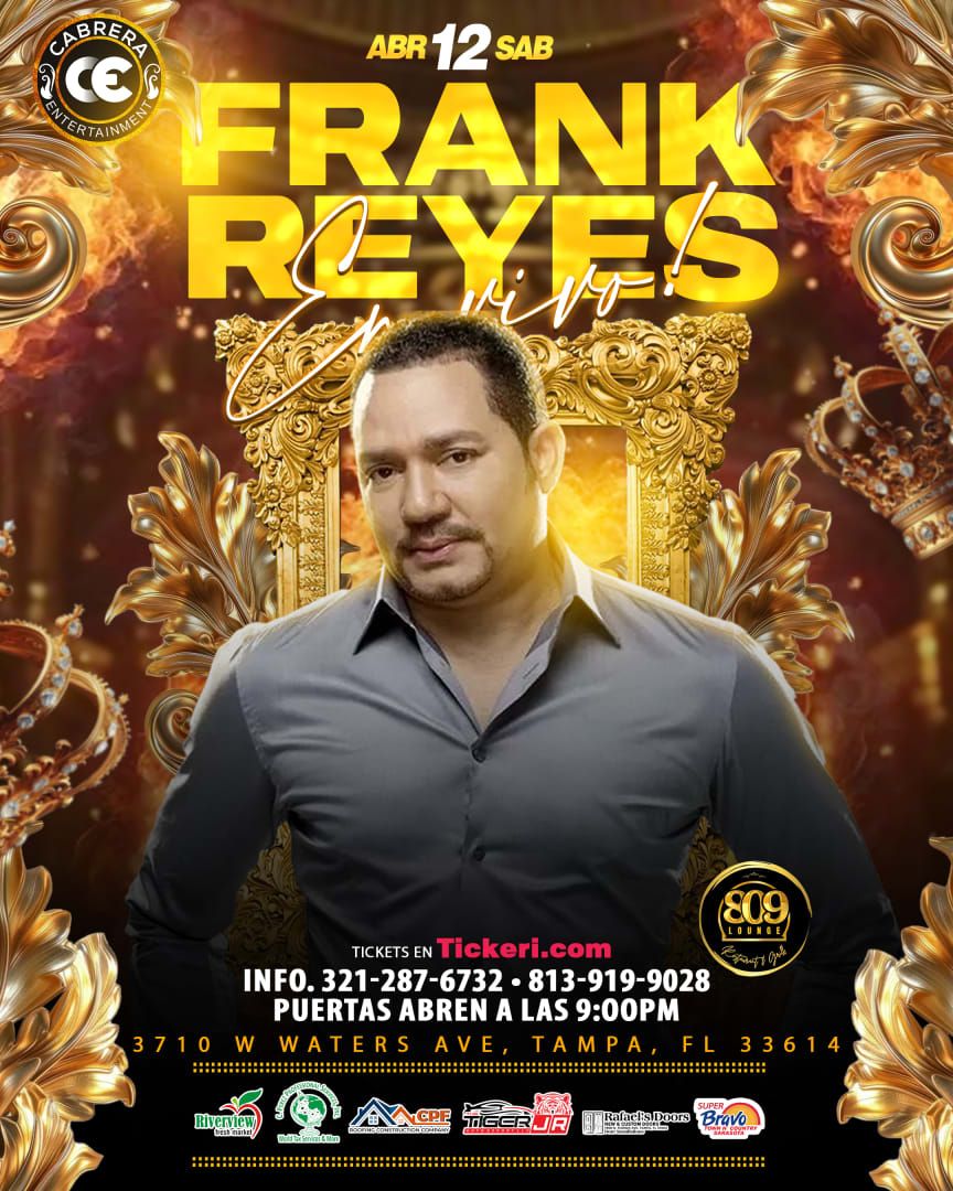 Frank Reyes, 23 May | Event in Atlantic City | AllEvents