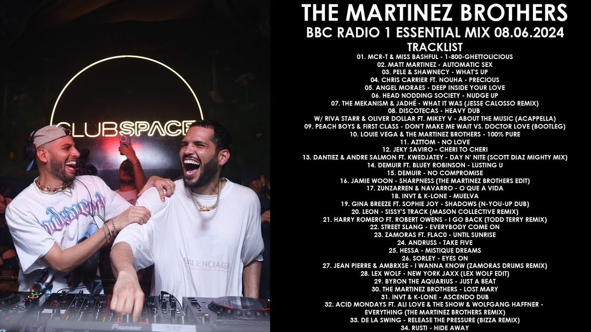 The Martinez Brothers (19+), 12 April | Event in Montreal | AllEvents