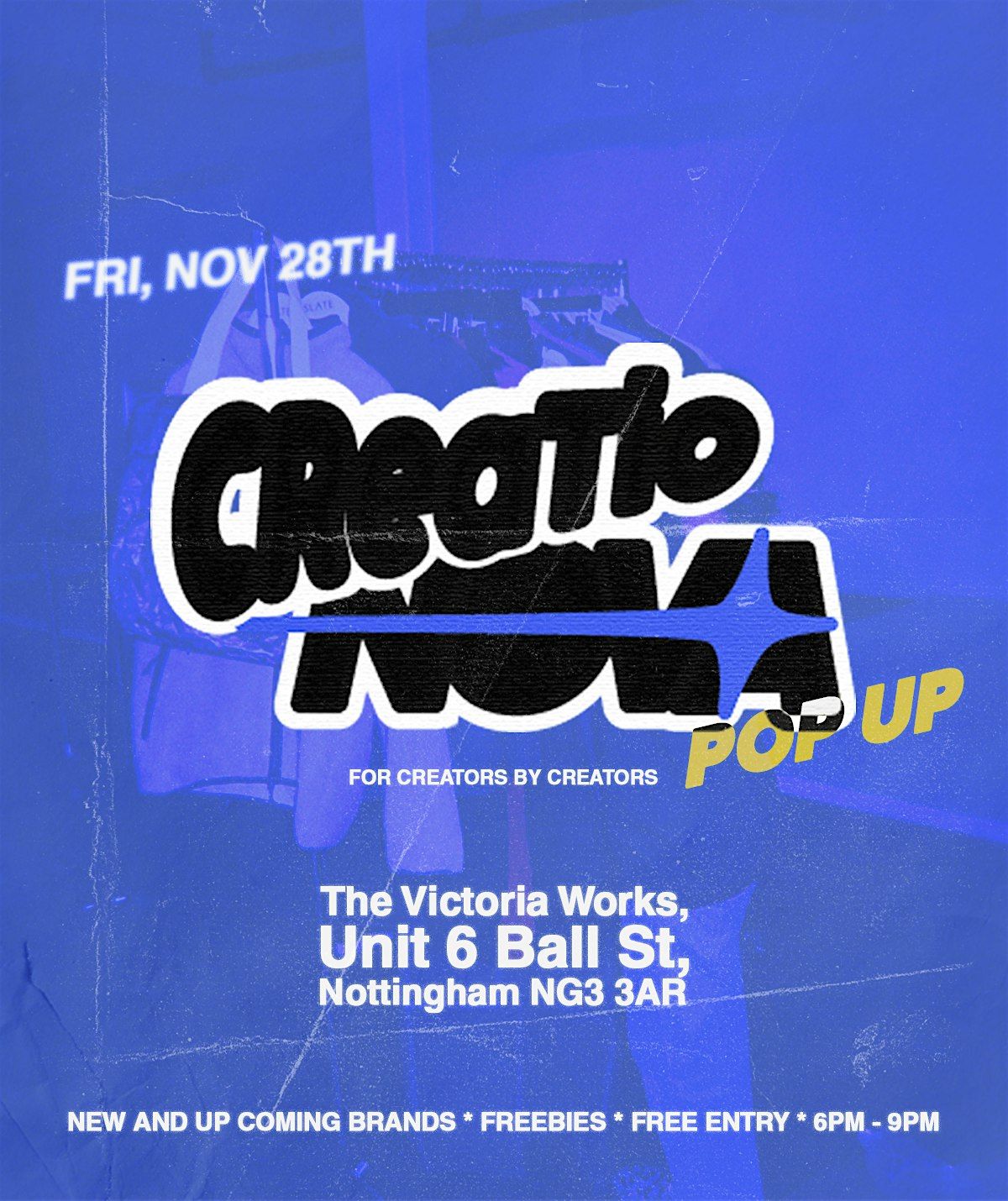 Creatio Nova pop up, 28 November | Event in Nottingham | AllEvents