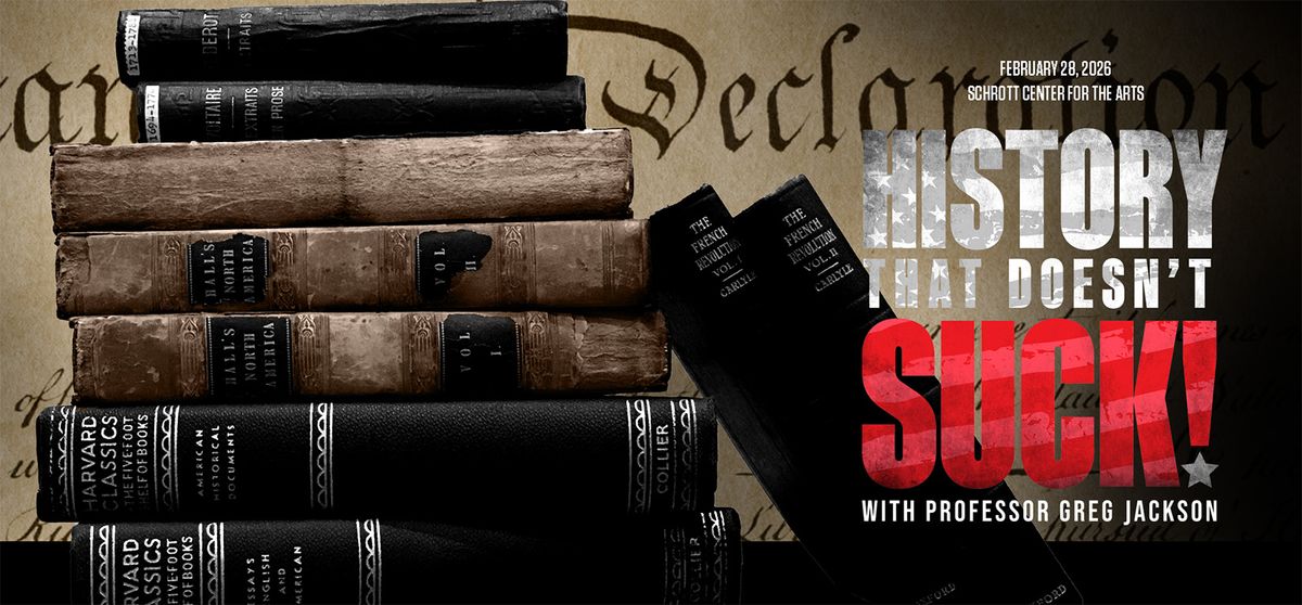 History That Doesn't Suck With Professor Greg Jackson, 10 January | Event in Richmond | AllEvents