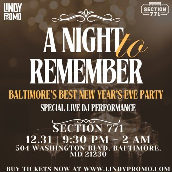 NYE Party at Section 771, 31 December | Online Event | AllEvents