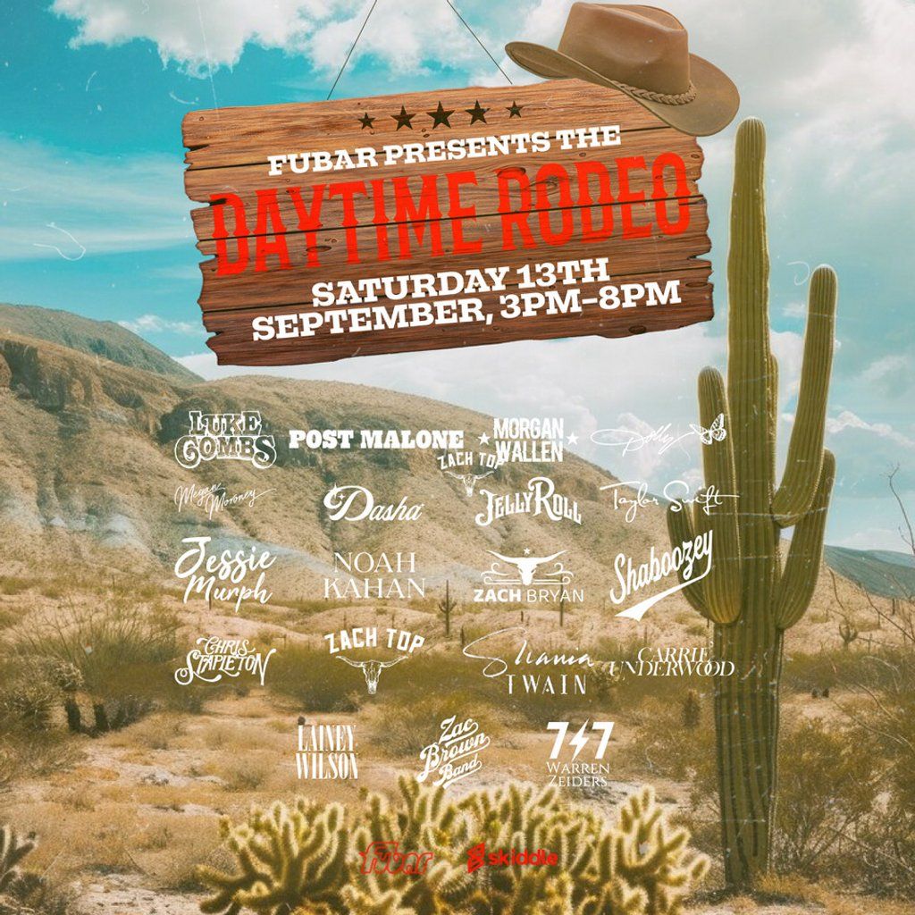 Fubar Presents... The DAYTIME RODEO, 13 September | Event in Stirling | AllEvents