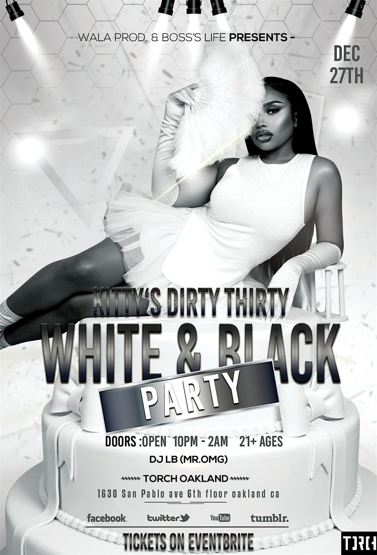 Kitty’s Dirty Thirty (white & Black Party, 27 December | Event in Oakland | AllEvents