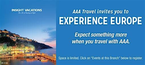 Experience Europe with Insight Vacations, 13 January | Event in Greensboro | AllEvents