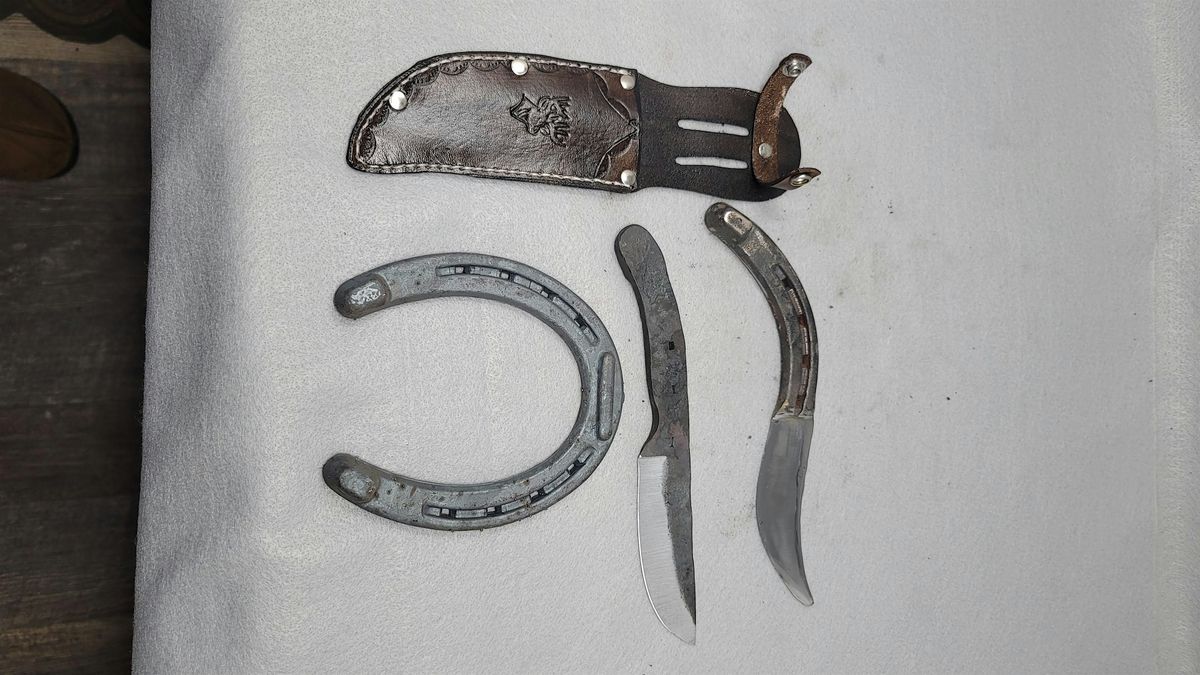 Forge  a Horse shoe into  'Cutlery' class -beginner 12and up w/ Garrett!, 14 December | Event in Columbiaville