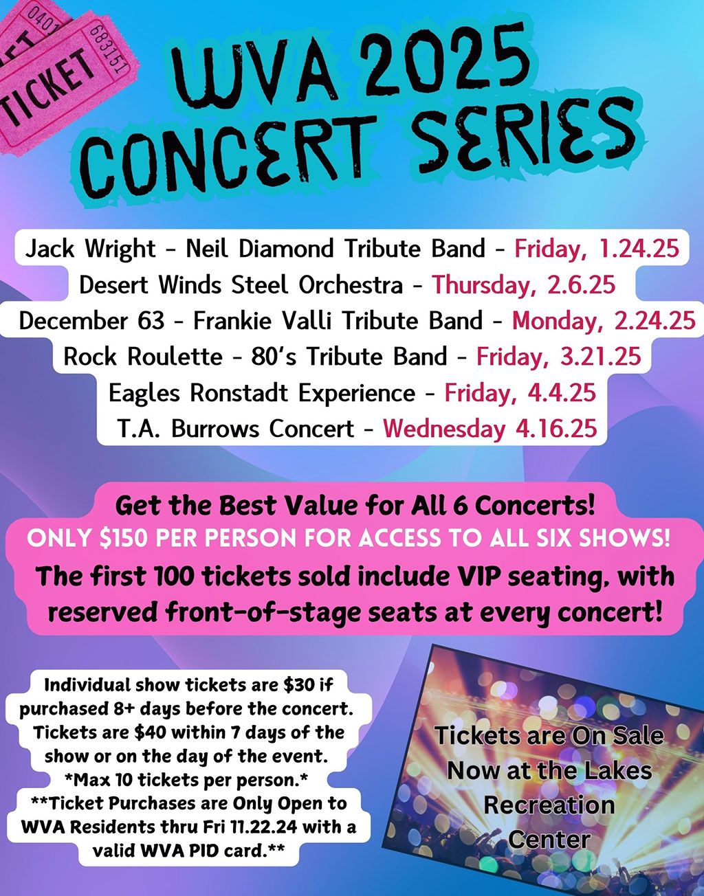 Rock The Desert Concert Series 3 at Cactus Petes Resort Casino Amphitheatre, 30 August | Event in Jackpot