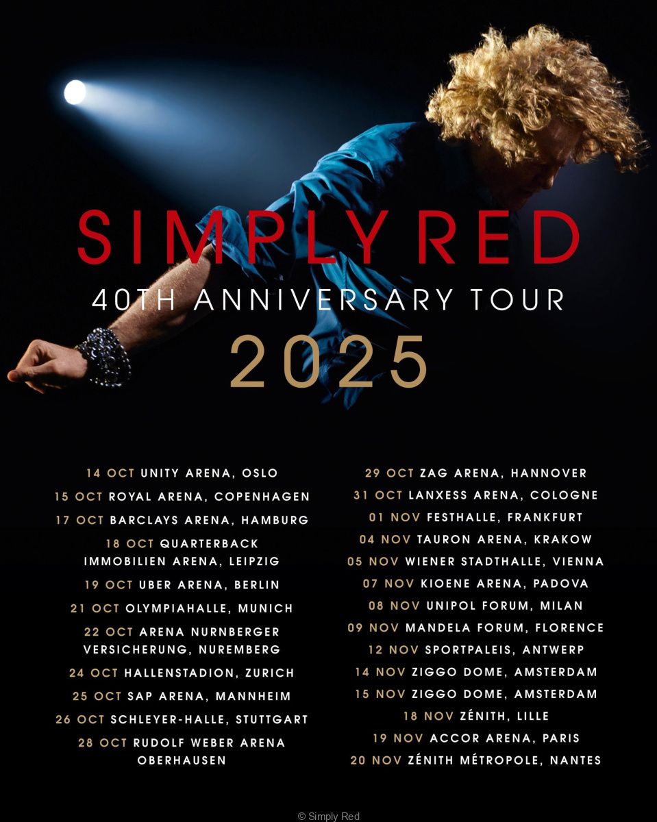 Simply Red Hamburg Tickets, 17 October | Event in Hamburg | AllEvents