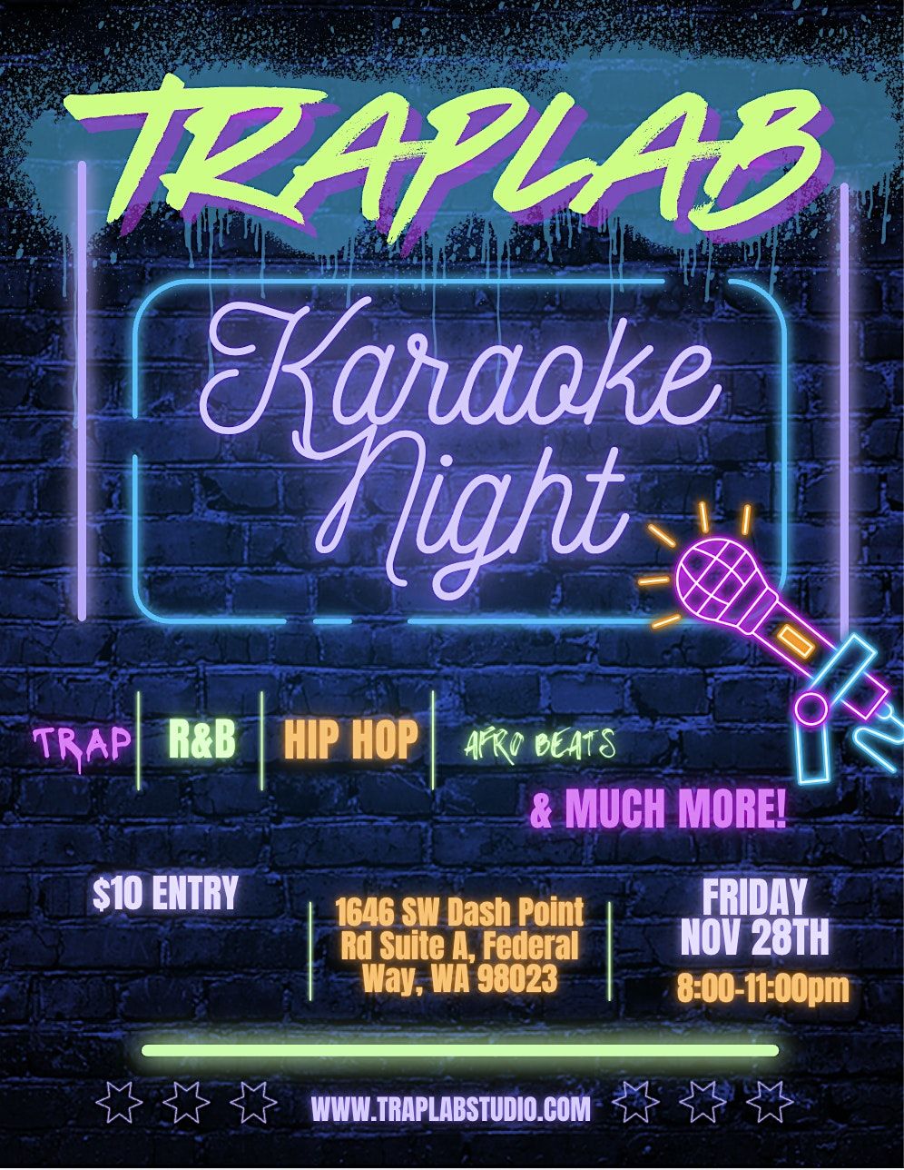 TRAP LAB KARAOKE!! | Event in Federal Way | AllEvents