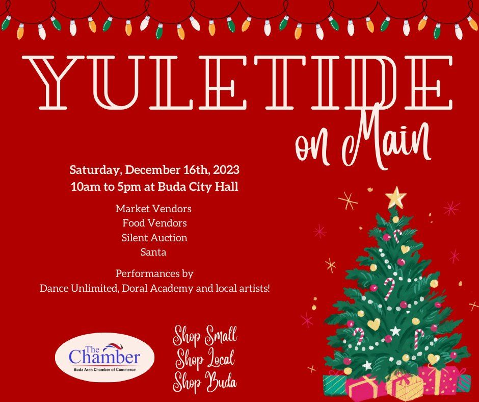 Yuletide on Main Holiday Market, City of Buda, TX City Government