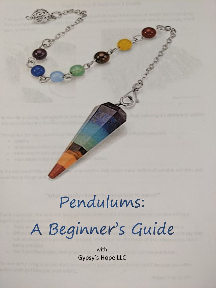 Pendulums for Beginners, Ascended Gifts, LLC, Milwaukee, July 6 2022