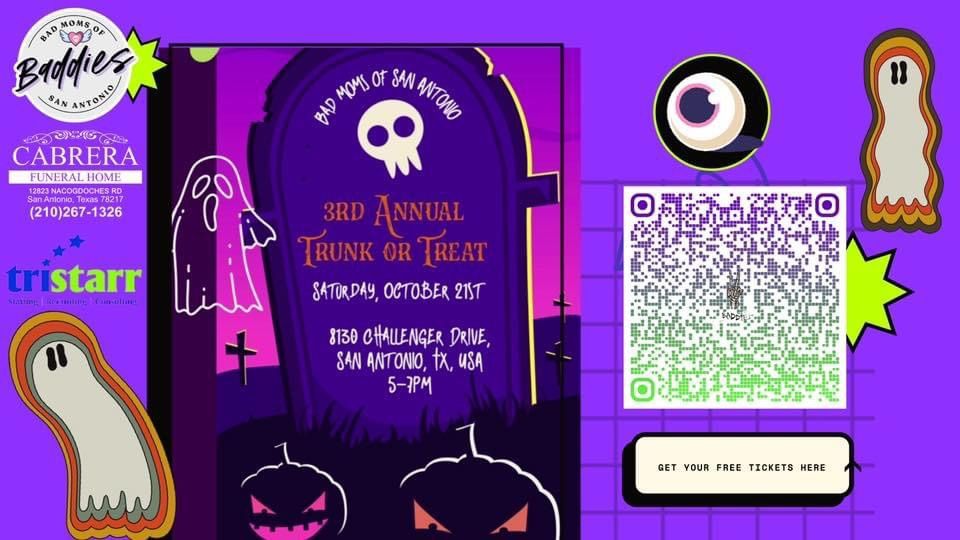 Bad moms of San Antonio 3rd Annual Trunk or Treat , 8130 challenger