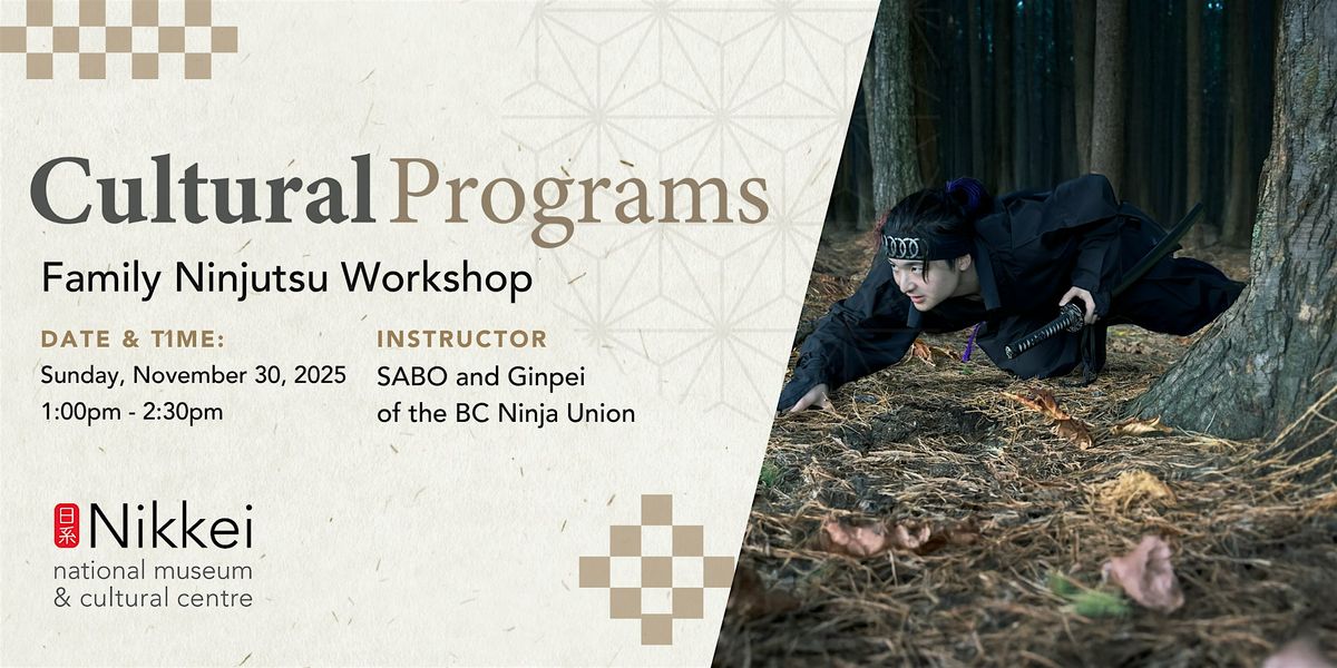 Family Ninjutsu workshop, 30 November | Event in Burnaby | AllEvents