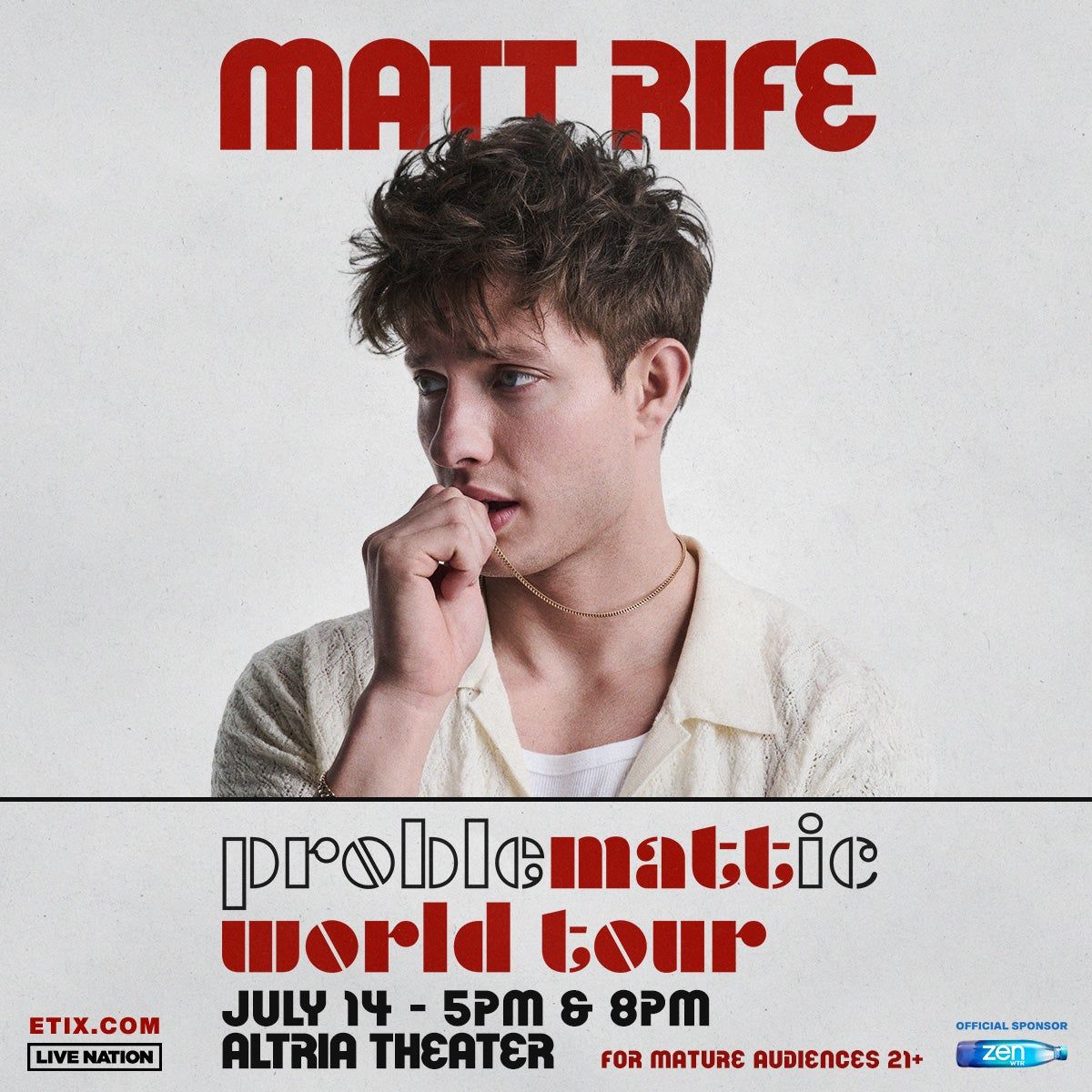 Matt Rife at MGM Grand Garden Arena, 2 May | Event in Las Vegas | AllEvents