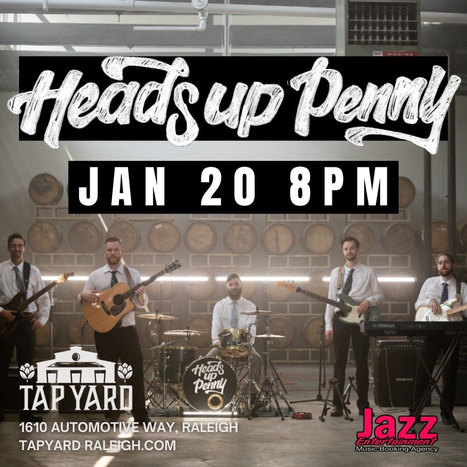 Heads Up Penny at Tap Yard Raleigh, Tap Yard Raleigh, January 20 2024