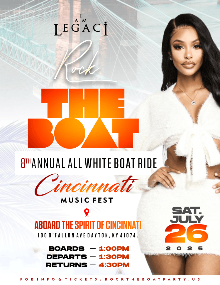 ROCK THE BOAT ALL WHITE BOAT RIDE PARTY CINCINNATI MUSIC FESTIVAL 2025, 26 July | Event in Bellevue | AllEvents