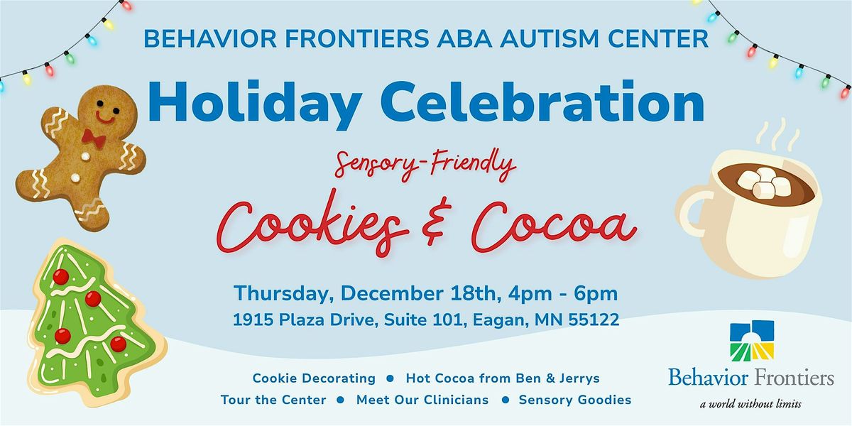 Cookies and Cocoa with Behavior Frontiers: A Holiday Celebration, 18 December | Event in Eagan | AllEvents