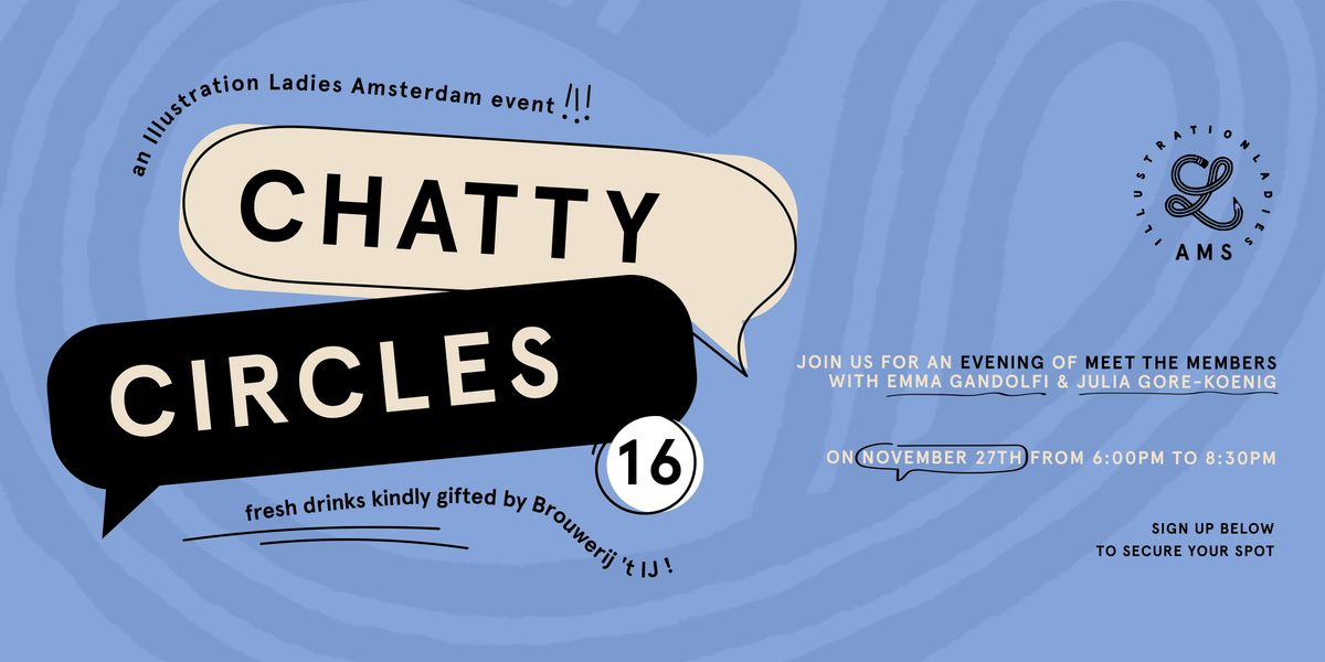 Chatty Circles 16, 27 November | Event in Amsterdam | AllEvents