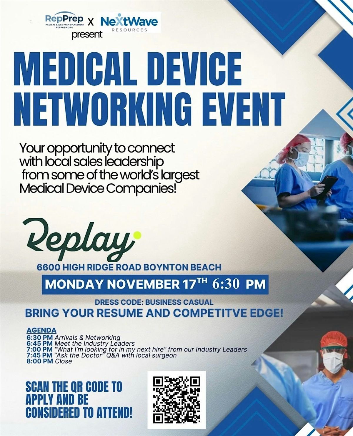 Medical Device Sales - Recruitment & Networking Event | Event in Boynton Beach | AllEvents