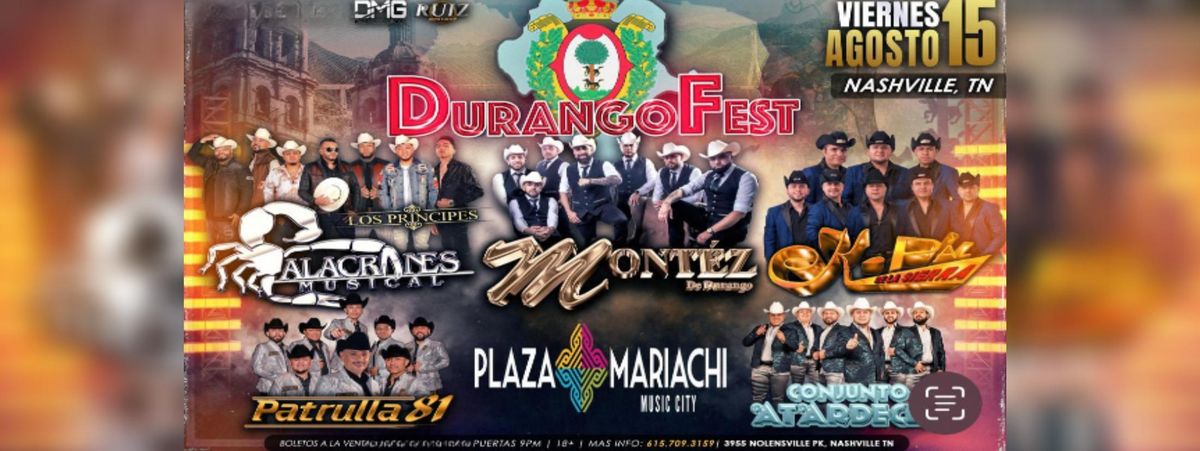 DURANGO FEST EN NASHVILLE, 15 August | Event in Nashville | AllEvents