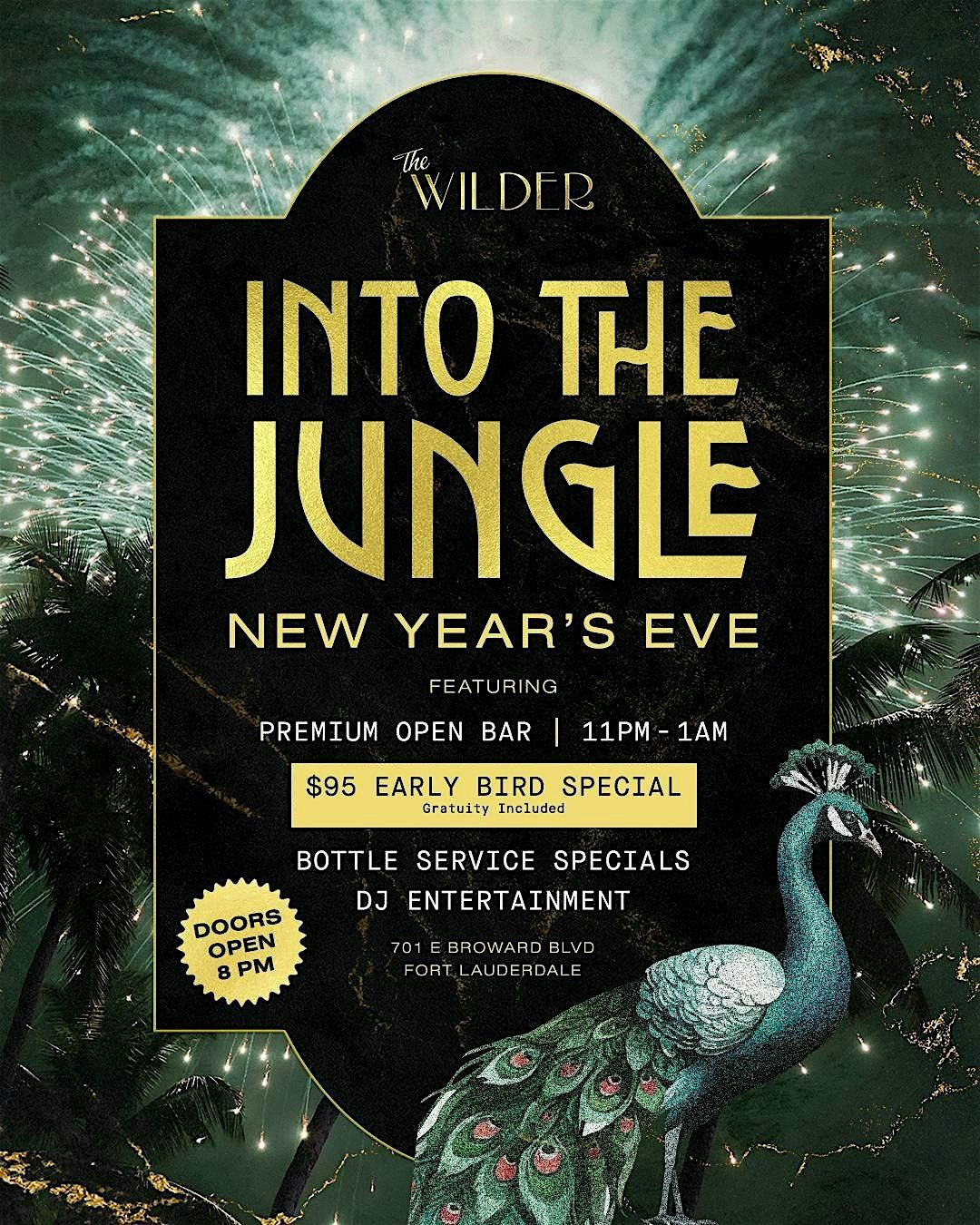 Into The Jungle New Years Eve At The Wilder, 31 December | Event in Fort Lauderdale | AllEvents