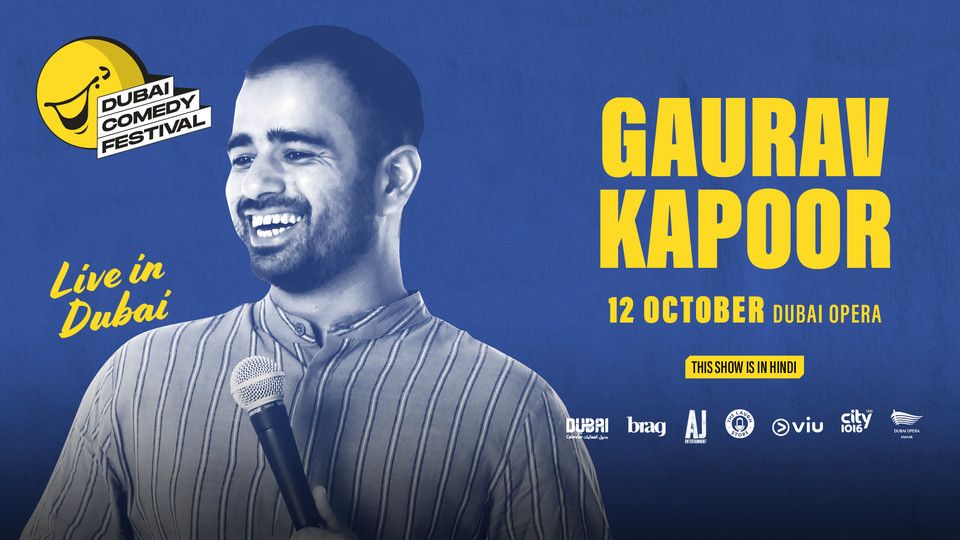Gaurav Kapoor Live at Dubai Comedy Festival 2025, 12 October | Event in Dubai | AllEvents