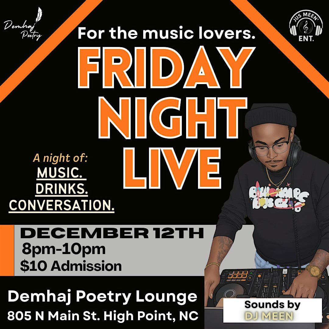 Friday Night Live, 12 December | Event in High Point | AllEvents
