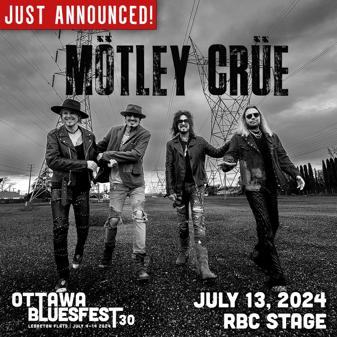 Ottawa Bluesfest Motley Crue, Lebreton Flats, Ottawa, 10 May 2024