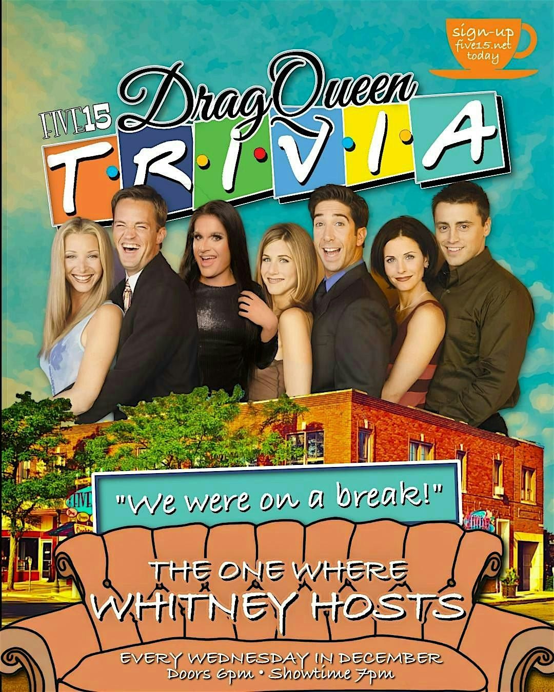 Friends Drag Queen Trivia Hosted by Whitney Naomi, 10 January | Event in Royal Oak | AllEvents