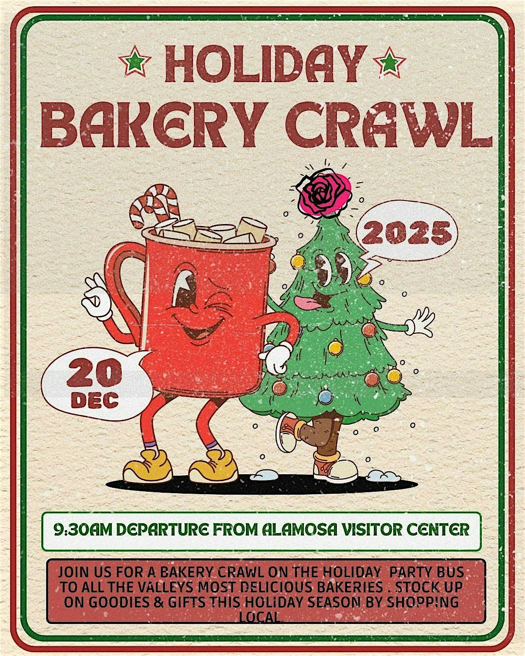 1st Annual Bakery Crawl with The Ruby Rose, 20 December | Event in Alamosa | AllEvents