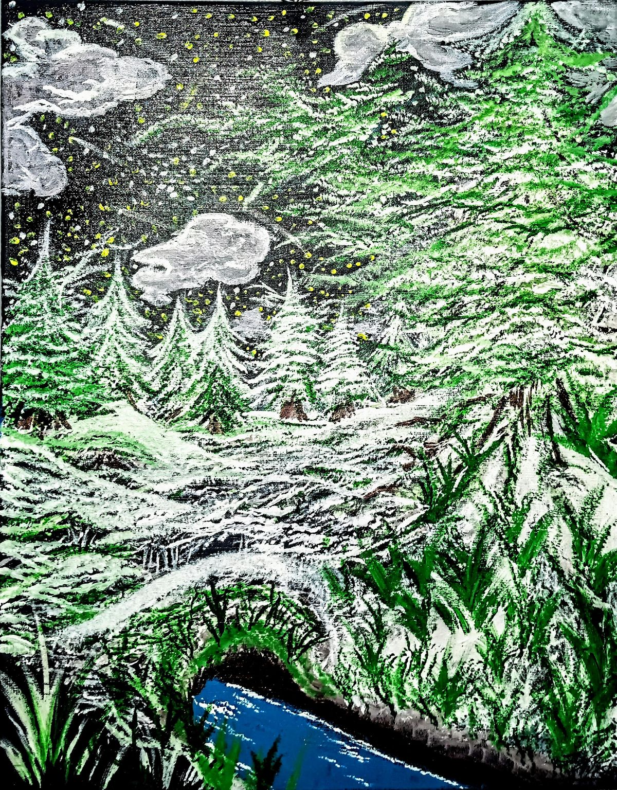 GOLDEN CHRISTMAS SMOKE & PAINT, 17 December | Event in St. Louis | AllEvents