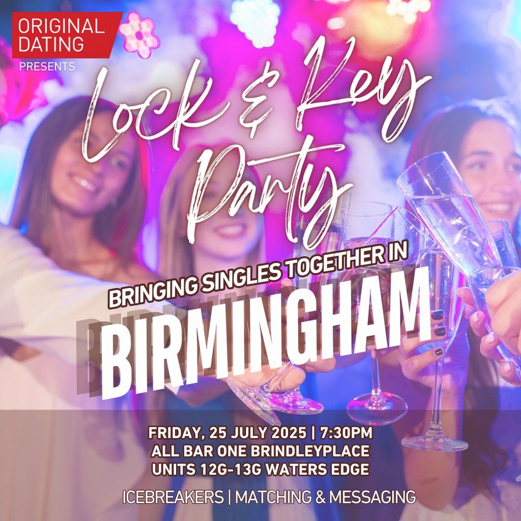 Summer Singles Lock & Key Party - Birmingham | Ages 30-45, 25 July | Event in Birmingham | AllEvents
