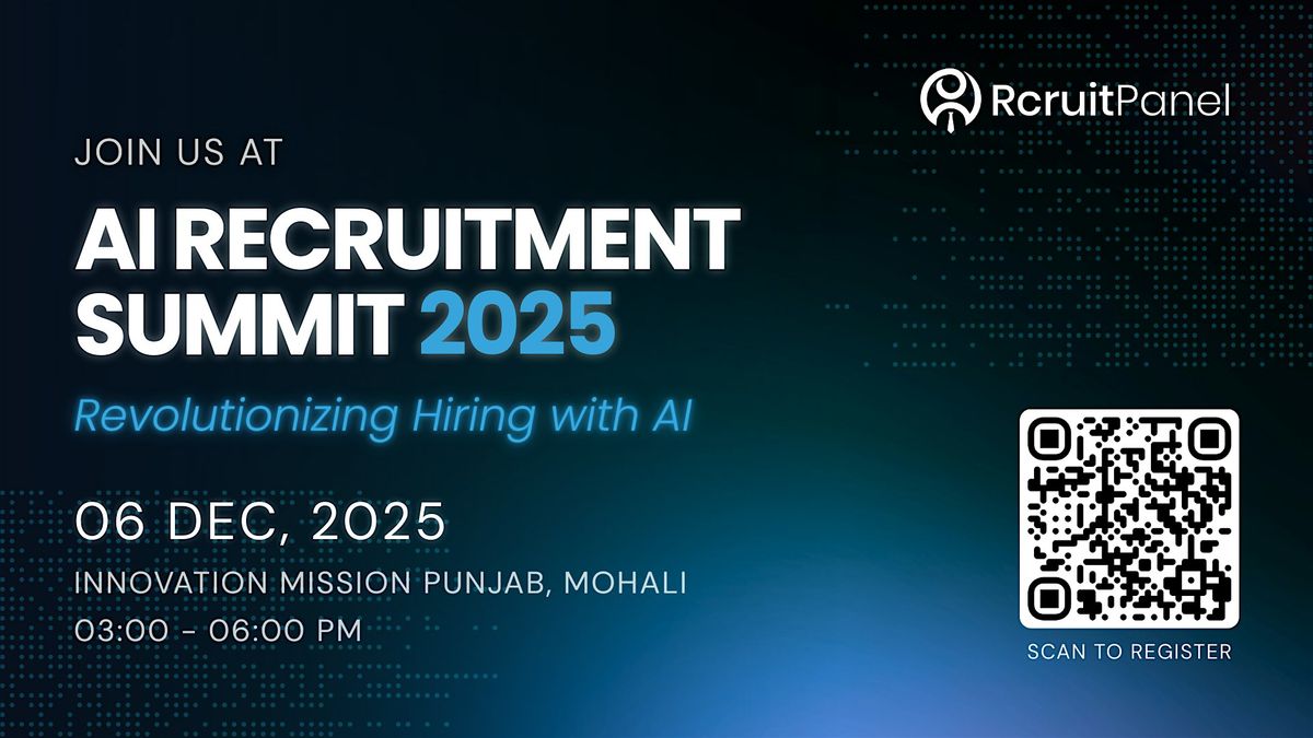 AI Recruitment Summit 2025, 6 December | Event in Chandigarh | AllEvents