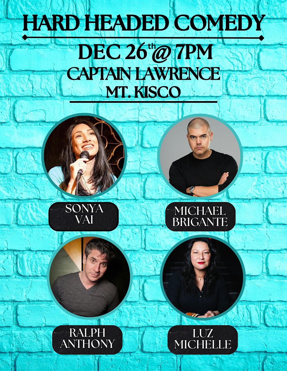Hard Headed Comedy hits Captain Lawrence, December 26th. Be there., 26 December | Event in Mount Kisco | AllEvents