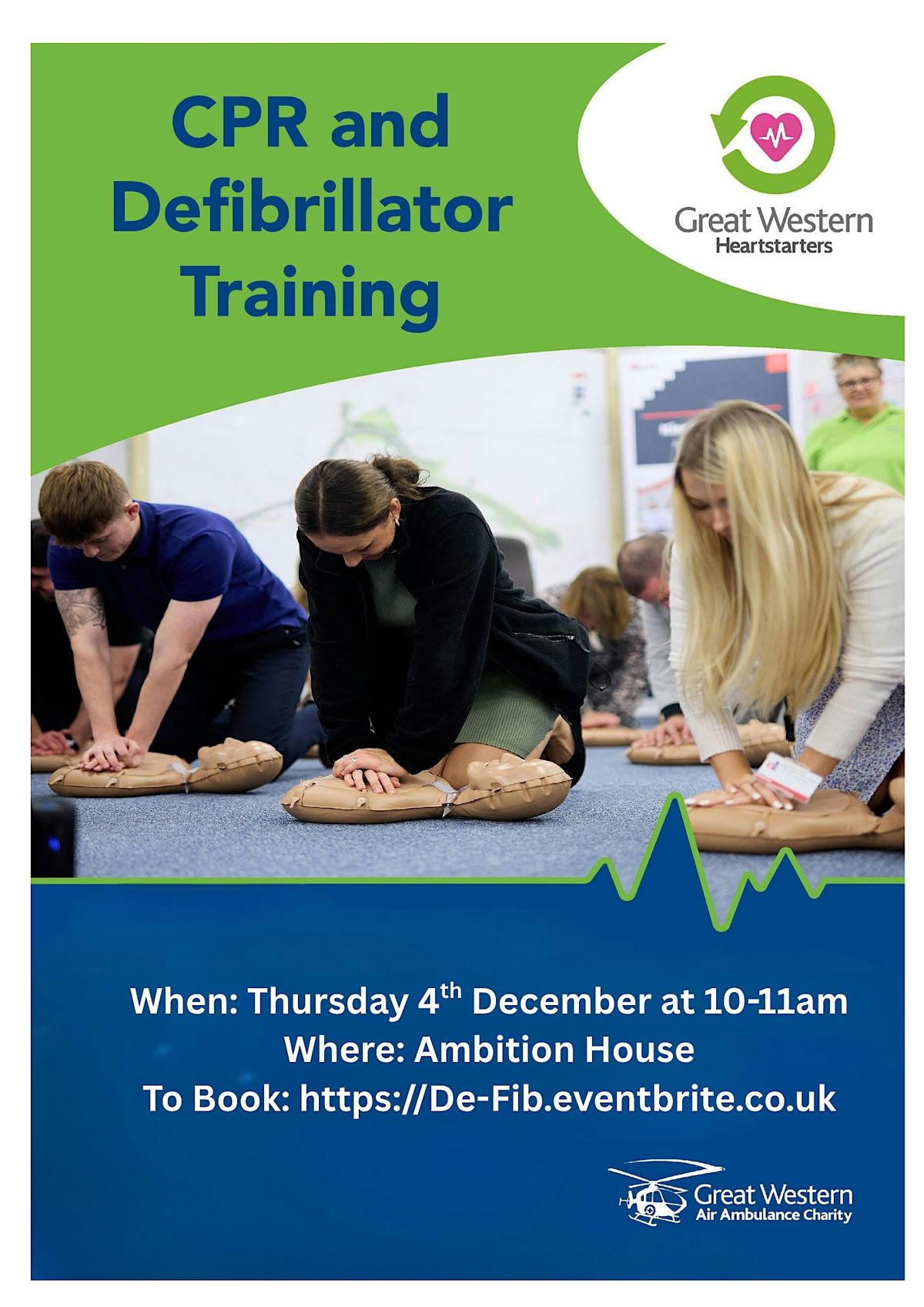 CPR and Defibrillator Training, 4 December | Event in Bristol | AllEvents
