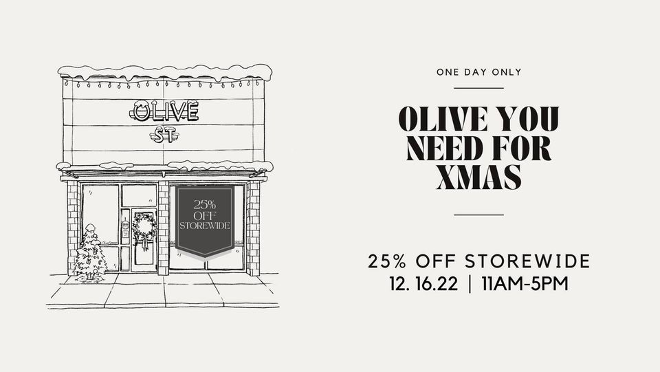 3rd Annual Olive You Need for Xmas, Olive Street, Mapleton, December 16